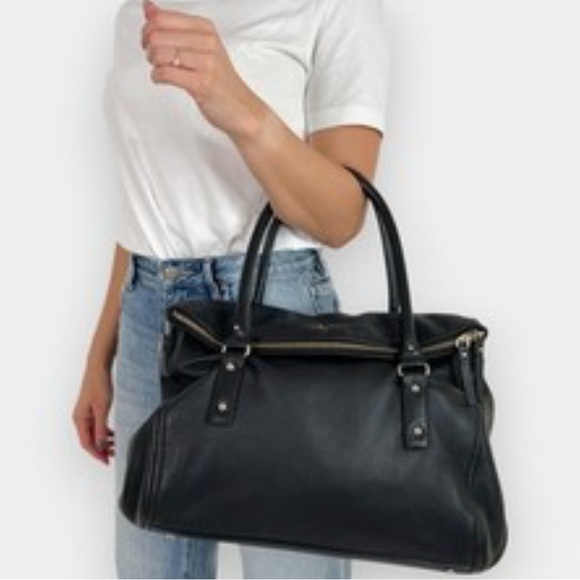 ♠️ Kate Spade Cobble Hill Black Leather Leslie Tote Bag - Picture 2 of 16